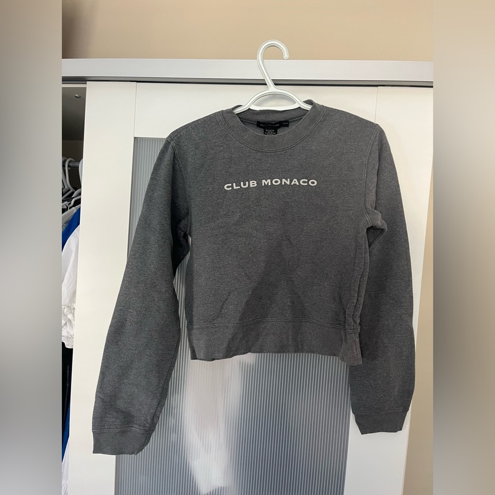 Club Monaco cropped crew neck
